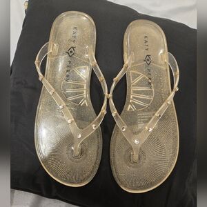 Katy Perry Collections Sparkling Gold Sandals‎